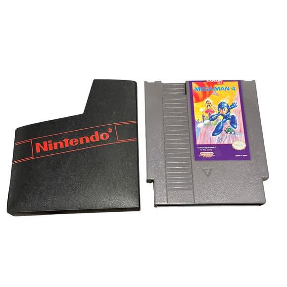 VTG Mega Man 4 (Nintendo Entertainment System NES, 1992) Authentic Original 90s - Picture 3 of 4